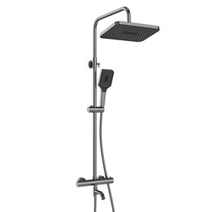 Изображение товара Душевая система Готланд S13175GB термостатическая вороненая сталь