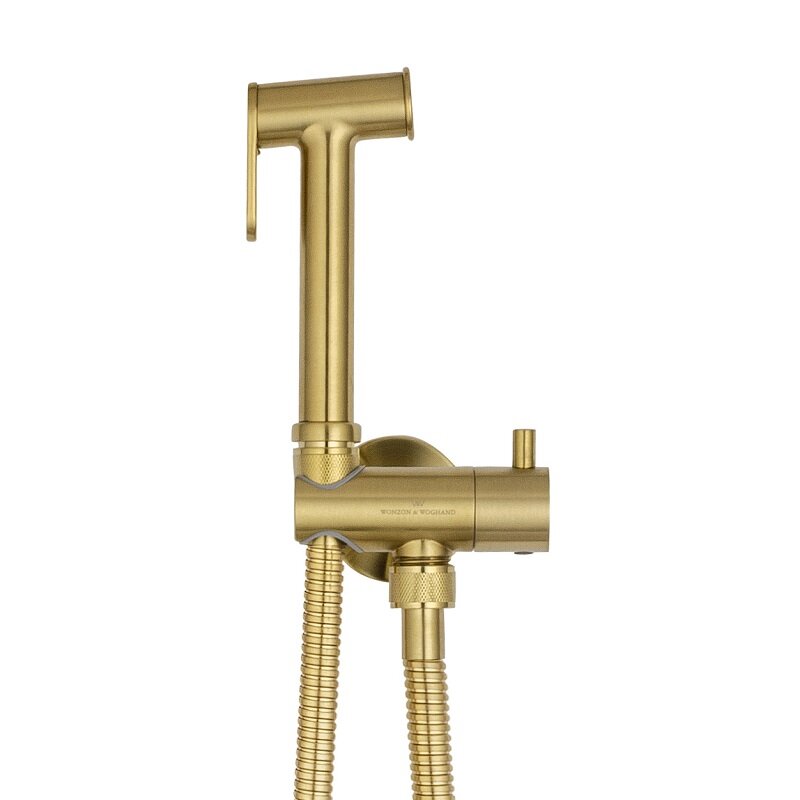Изображение товара Модуль гигиенического душа для встраиваемых смесителей WONZON & WOGHAND WW-88809903-BG, брашированное золото 