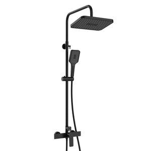 Изображение товара Душевая система Stworki Готланд S13165BK, цвет черный матовый