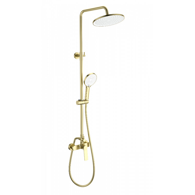 Изображение товара Душевая система Wonzon & Woghand WW-B3200-BG, PVD-покрытие, цвет золото брашированное