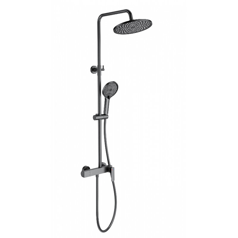 Изображение товара Душевая система Wonzon & Woghand WW-B3517-BGG PVD графит темный