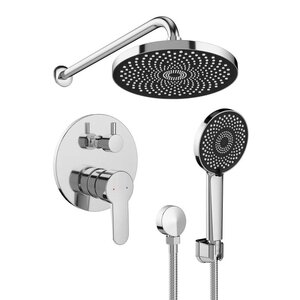 Изображение товара Душевая система Diwo Ярославль DW-YAR30CR, с внутренней частью, цвет хром