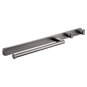 Изображение товара Полотенцедержатель Wonzon & Woghand Graffity WW-9361, 41 см, PVD темный графит