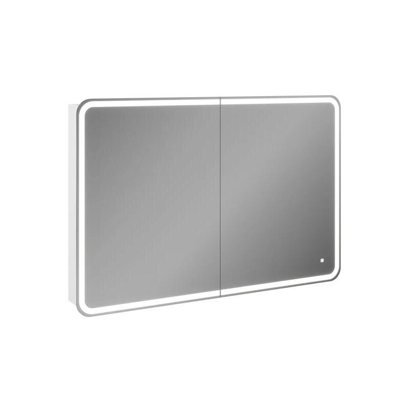 Изображение товара Зеркальный шкаф с подсветкой и инфракрасным выключателем 120 см белый
