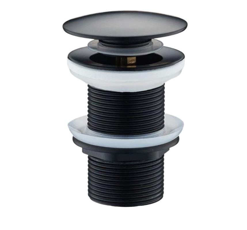 Изображение товара Донный клапан Agger AX00444, для раковины, черный матовый