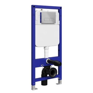 Изображение товара Инсталляция для унитаза Stworki Кронборг S28500CR, клавиша хром