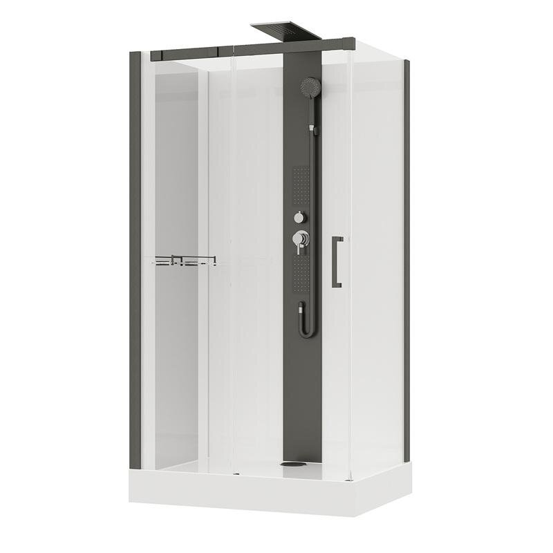 Изображение товара Душевая кабина Black&White Galaxy G8708GM 80x110 см с гидромассажем