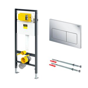 Изображение товара Инсталляция Viega 792824, для унитаза Prevista Dry, клавиша хром, модель 8524.10