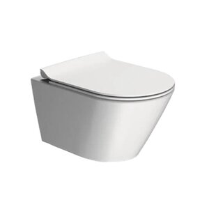 Изображение товара Подвесной унитаз GSI Kube X 9412FR509, безободковый, geniusflush смыв торнадо, белый