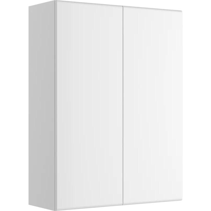 Изображение товара Подвесной шкаф для ванной Diwo Суздаль SU0060S 60 см белый с доводчиком