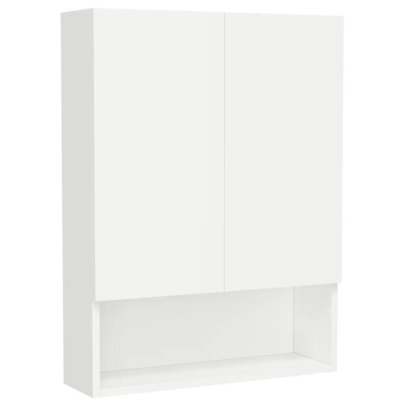 Изображение товара Белый подвесной шкаф для ванной Diwo Tula, 60 см, на навесах