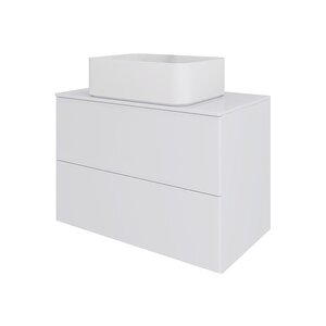 Изображение товара Тумба с раковиной Orange Otto Ot-75TuMDF+B02-460W, 75 см, подвесная, белый