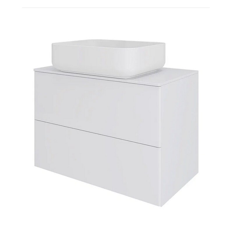 Изображение товара Orange Otto Ot-75TuMDF+B05-500W Тумба с раковиной подвесная 75 см белый Изображение товара Orange Otto Ot-75TuMDF+B05-500W Тумба с раковиной подвесная 75 см белый