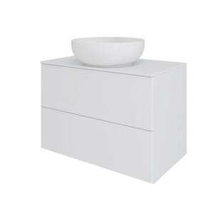 Изображение товара Тумба с раковиной Orange Otto Ot-75TuMDF+B07-420W, 75 см, подвесная, белый