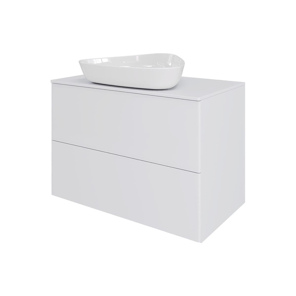 Изображение товара Тумба с раковиной Orange Otto Ot-75TuMDF+B07-500W 75 см подвесная белая Изображение товара Тумба с раковиной Orange Otto Ot-75TuMDF+B07-500W 75 см подвесная белая