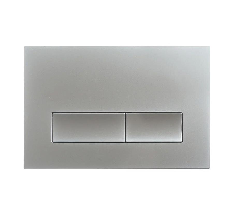Изображение товара Клавиша смыва Veconi Flush FLV1-CM механическая хром матовая для унитаза