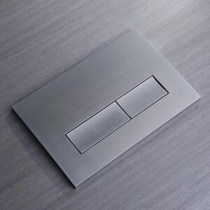 Изображение товара Клавиша смыва Veconi Flush FLV1-GM, механическая, оружейная сталь