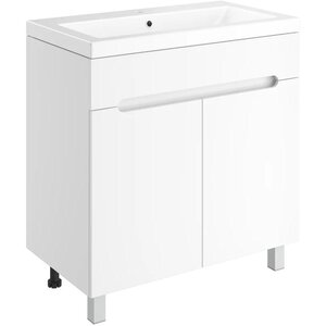 Изображение товара Тумба под раковину Diwo Коломна KOL.T.80/S/W, 80 см, напольная, цвет белый