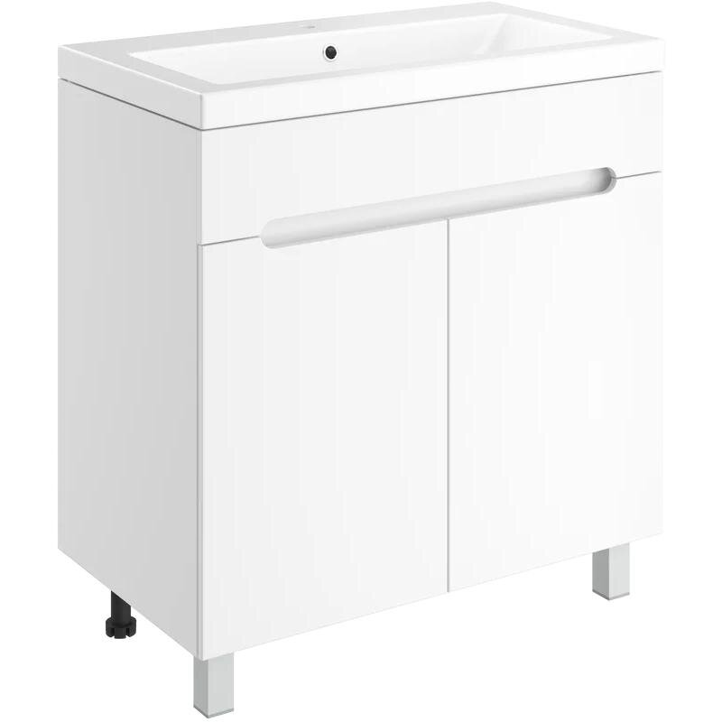 Изображение товара Тумба под раковину Diwo Коломна KOL.T.80/S/W, 80 см, напольная, цвет белый
