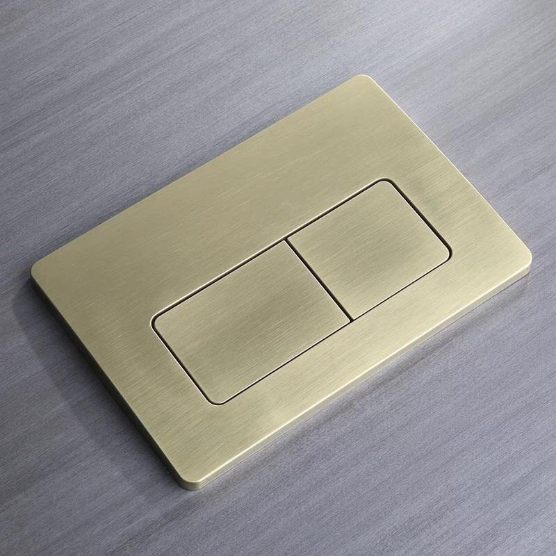 Изображение товара Клавиша смыва Veconi Flush FLV5-G механическая золотая брашинг