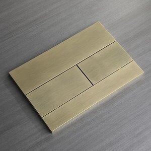 Изображение товара Клавиша смыва Veconi Flush FLV7-G, механическая, золото брашинг