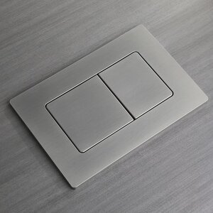 Изображение товара Клавиша смыва Veconi Flush FLV8-GM механическая оружейная сталь двухрежимный слив