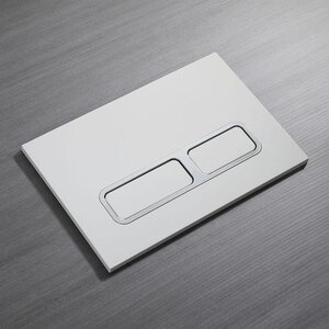 Изображение товара Клавиша смыва Veconi Flush FLV13-MWC, механическая, белая матовая/хром