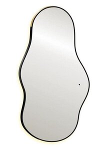 Изображение товара Зеркало Silver Mirrors Casper BLACK-ТХ LED-00003126, 60 см, LED подсветка, выключатель сенсорный бесконтактный, чёрный 