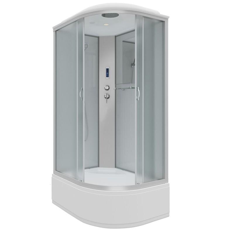 Изображение товара Душевая кабина Niagara Classic NG-2310-14LP, 120 x 80 см, с крышей, высокий поддон, стекло матовое, профиль хром матовый, левая Изображение товара Душевая кабина Niagara Classic NG-2310-14LP, 120 x 80 см, с крышей, высокий поддон, стекло матовое, профиль хром матовый, левая
