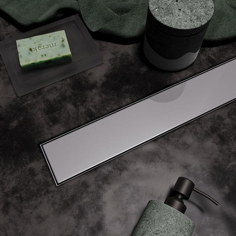 Изображение товара Дренажный канал Veconi Stesso VS700, 70 см, решетка под плитку, хром