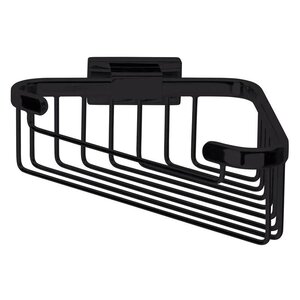 Изображение товара Угловая корзинка-полочка Inda Lea A18310NE, 17,4 x 15,5 см, цвет черный матовый