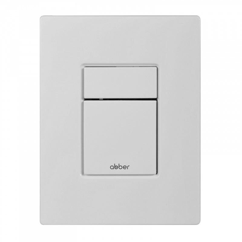 Изображение товара Пневматическая клавиша смыва Abber AC0123MW для унитаза и раковин