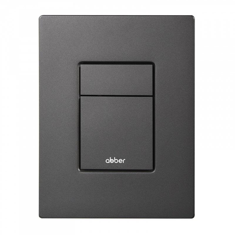 Изображение товара Клавиша смыва Abber AC0123NG, пневматическая, оружейная сталь