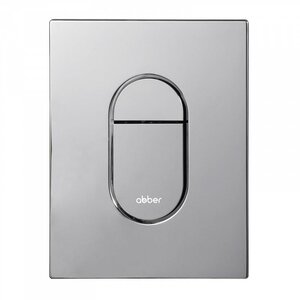 Изображение товара Клавиша смыва Abber AC0124, пневматическая, хром глянцевый