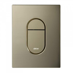 Изображение товара Клавиша смыва Abber AC0124BG, пневматическая, золото брашированное