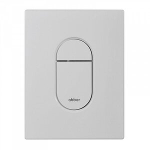 Изображение товара Клавиша смыва Abber AC0124MW, пневматическая, белый матовый