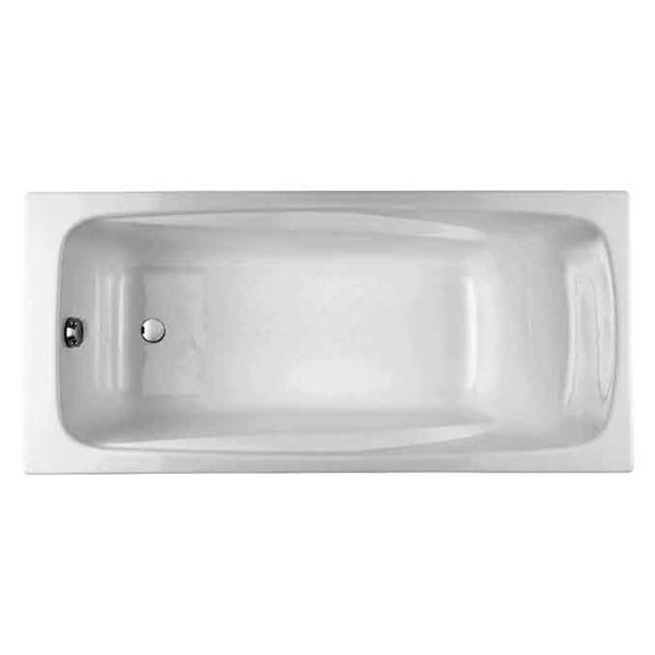 Изображение товара Чугунная ванна Jacob Delafon Repos 160x75 см, белая, с поддержкой и антискользящим покрытием