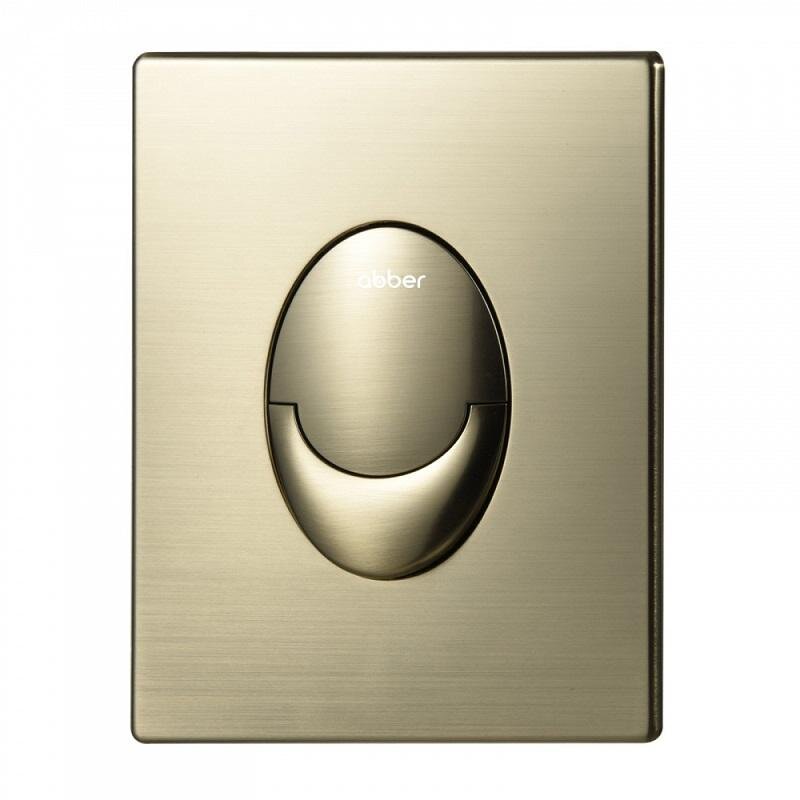 Изображение товара Клавиша смыва Abber AC0125BG пневматическая с брашированным золотом Германия