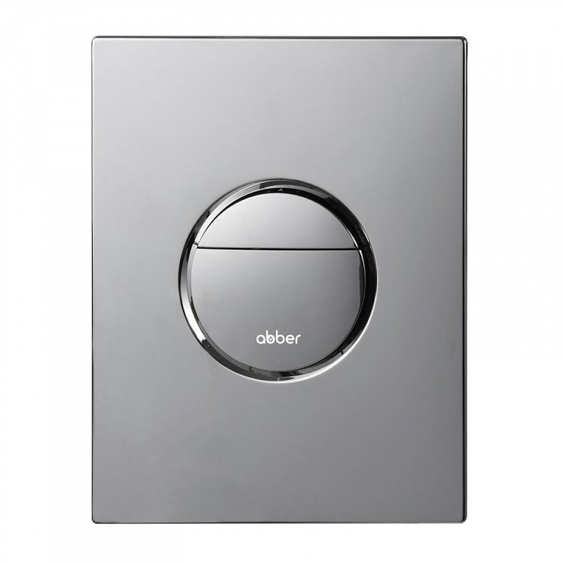 Изображение товара Клавиша смыва Abber AC0126 пневматическая хром глянцевый надежное решение