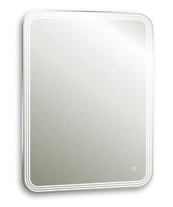 Изображение товара Зеркало Silver Mirrors Lucas Mary - S LED-00003117, 60 см, LED подсветка бегущий свет, выключатель сенсорный, белый