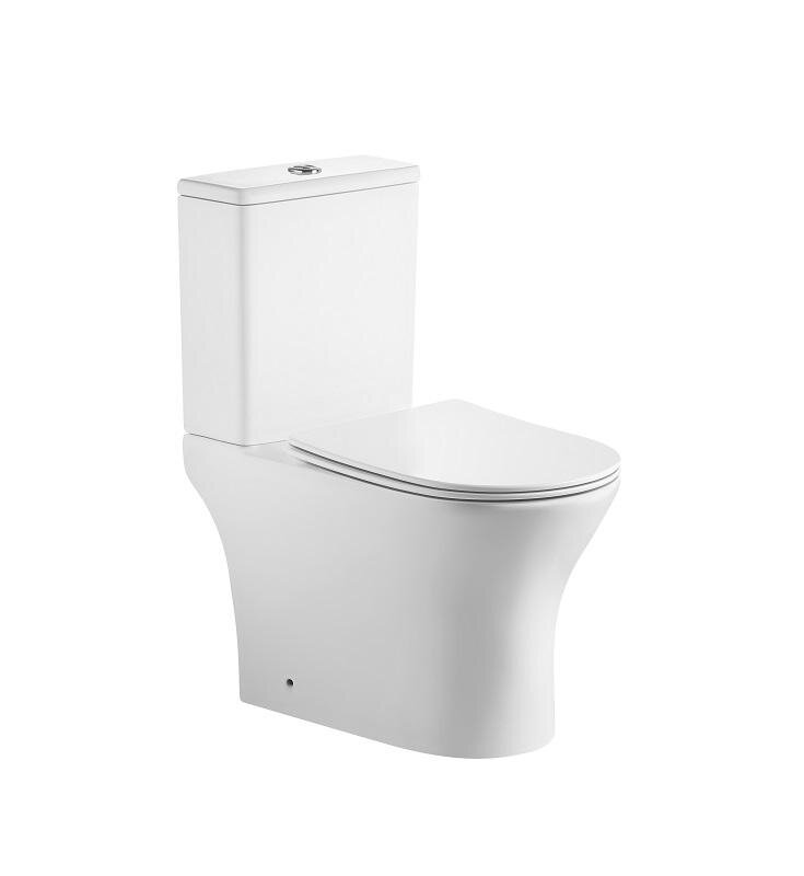 Изображение товара Напольный унитаз-компакт безободковый Grossman Торнадо GR-4489SQ белый