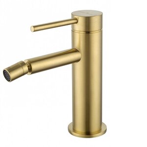 Изображение товара Смеситель для биде Wonzon & Woghand Stick WW-88339017-BG, PVD золото брашированное