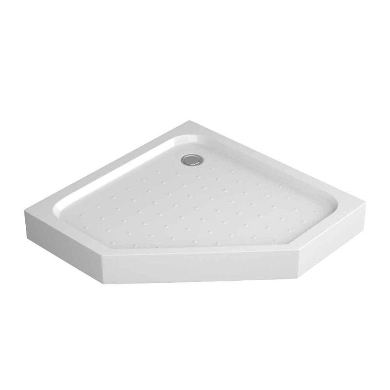 Изображение товара Душевой поддон Niagara Eco NG-P1010-14D, 100 x 100 см, акрил, пятиугольный, цвет белый
