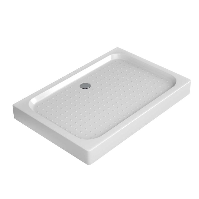Изображение товара Душевой поддон Niagara Eco NG-P1180-14Q, 110 x 80 см, акрил, прямоугольный, цвет белый Изображение товара Душевой поддон Niagara Eco NG-P1180-14Q, 110 x 80 см, акрил, прямоугольный, цвет белый