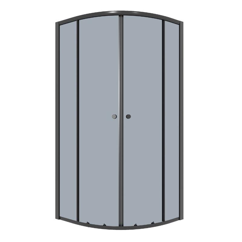 Изображение товара Душевой уголок Niagara Eco NG-1003-14T 80x80 см тонированное стекло черный матовый профиль