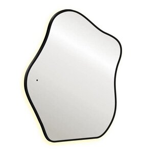 Изображение товара Зеркало Silver Mirrors Wendy BLACK-ТХ LED-00003127, 80 см, LED подсветка, выключатель сенсорный бесконтактный, чёрный