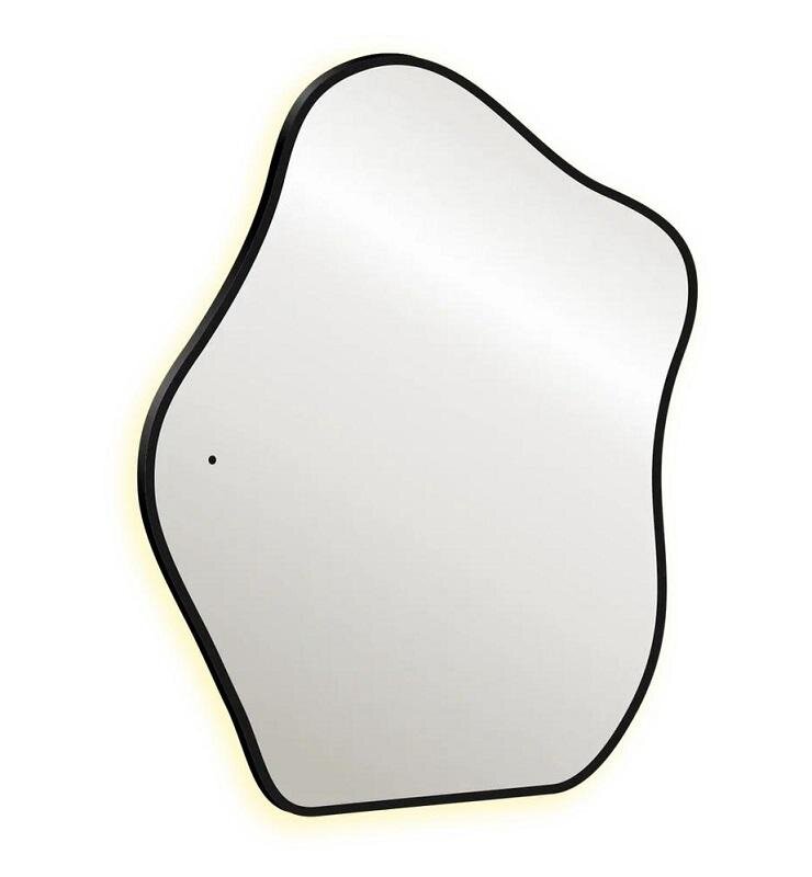 Изображение товара Зеркало Silver Mirrors Wendy BLACK-ТХ LED-00003127, 80 см, LED подсветка, выключатель сенсорный бесконтактный, чёрный Изображение товара Зеркало Silver Mirrors Wendy BLACK-ТХ LED-00003127, 80 см, LED подсветка, выключатель сенсорный бесконтактный, чёрный