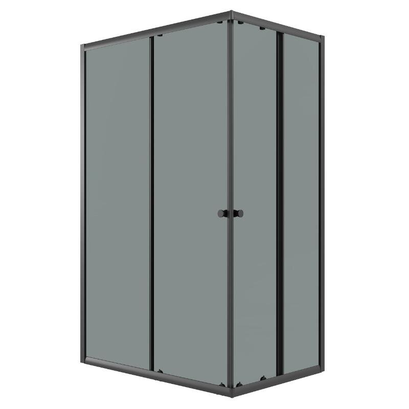 Изображение товара Душевой уголок Niagara Eco NG-1012-14QT, 120 х 80 см, стекло тонированное, профиль черный матовый Изображение товара Душевой уголок Niagara Eco NG-1012-14QT, 120 х 80 см, стекло тонированное, профиль черный матовый