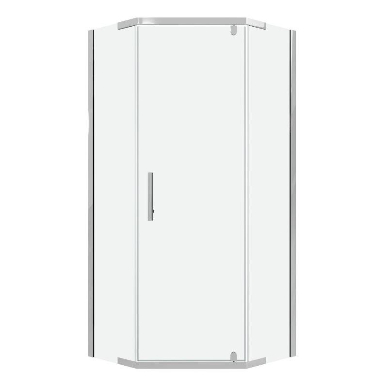 Изображение товара Душевой уголок Niagara Eco NG-1010-14D, 100 х 100 см, стекло прозрачное, профиль хром Изображение товара Душевой уголок Niagara Eco NG-1010-14D, 100 х 100 см, стекло прозрачное, профиль хром