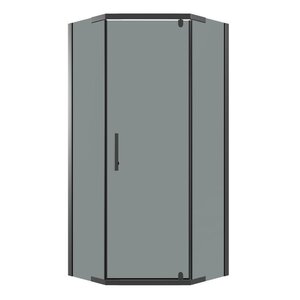 Изображение товара Душевой уголок Niagara Eco NG-1010-14DT, 100 х 100 см, стекло тонированное, профиль черный матовый